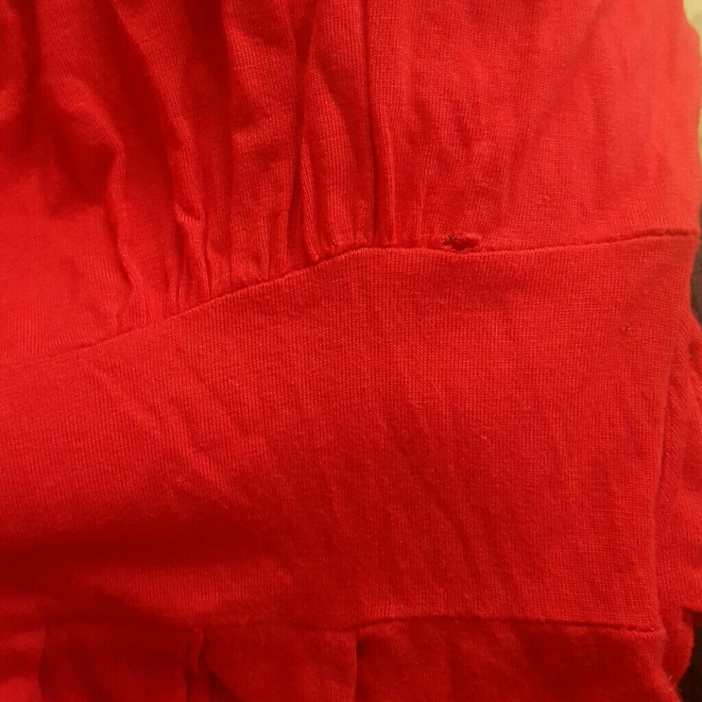 Red Dress with Pockets - Picture 3 of 3